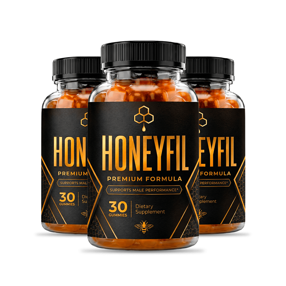 HoneyFil 3-Bottle Package — Premium Men’s Wellness Formula
